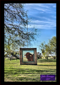 Santa Gertrudis Monument - Kinsville Texas