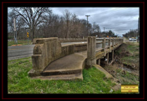 South Center Street at Powder Creek Bridge Bonham Fannin County Texas