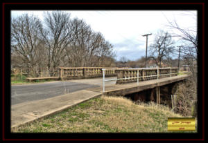 South Main Street at Powder Creek Bridge Bonham Fannin County Texas