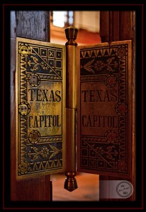 Texas State Capitol Typical Door Hinge