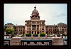 Texas State Capitol View of the Rear of the Building