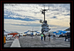 USS Lexington Corpus Christi Texas Deck