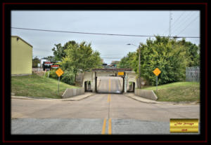 Underpass into Downtown Bankhead Highway US67 Arlington TX