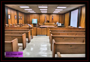 Victoria County Courthouse 1967 District Courtroom
