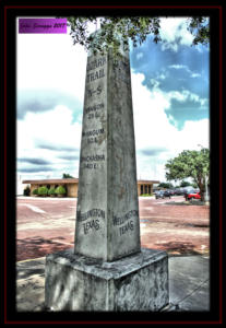 Wellington Texas Ozark Trail Marker