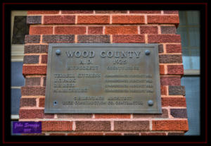 Wood County Courthouse Quitman Texas Construction Placque