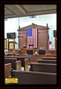 Wood County Courthouse Quitman Texas District Courtroom Bench