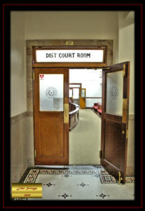Wood County Courthouse Quitman Texas District Courtroom Entry