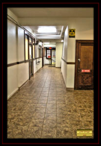 Wood County Courthouse Quitman Texas Interior Basement Hallway