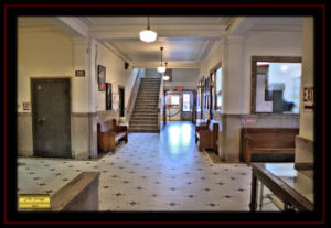 Wood County Courthouse Quitman Texas Interior Hallway 1