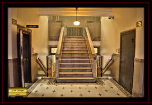 Wood County Courthouse Quitman Texas Interior Stairwell 1